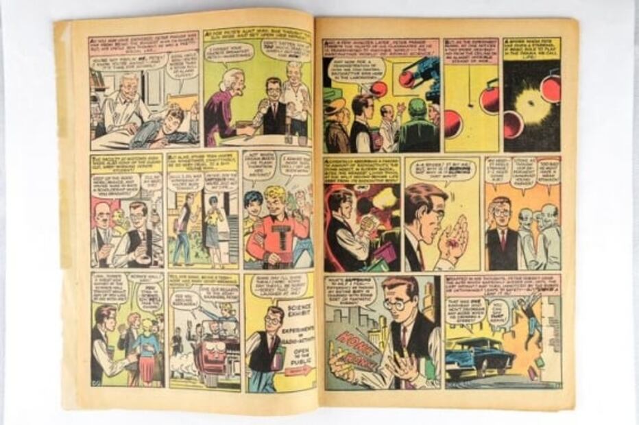 Subastarán el primer cómic de Spider-Man
