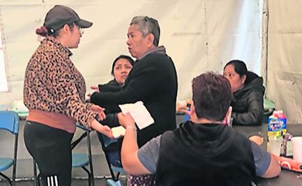 Viven en una carpa colonos afectados por explosión