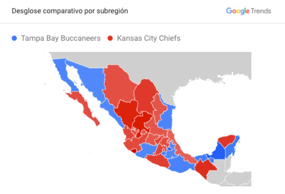 ¿Quién ganará el Super Bowl de acuerdo con las tendencias de Google?