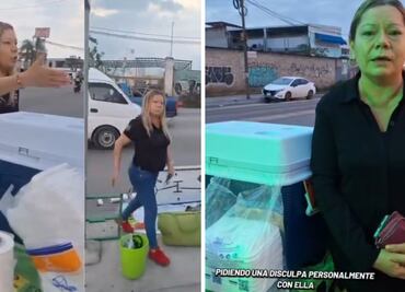 "Lady tamales": mujer que derribó puesto en estacionamiento de Guadalajara se disculpa; “estoy arrepentida y apenada”