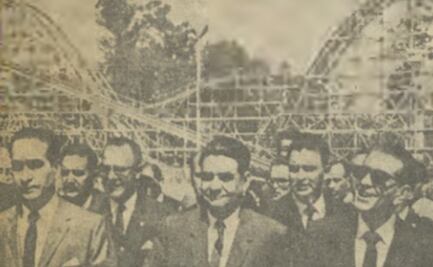 En 1964, costaba $2.50 subir a la montaña rusa de la Feria de Chapultepec