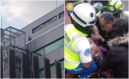 Paramédicos evitan que hombre se arroje de un edificio en la Miguel Hidalgo; familiares afirman que es paciente psiquiátrico
