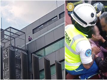 Paramédicos evitan que hombre se arroje de un edificio en la Miguel Hidalgo; familiares afirman que es paciente psiquiátrico