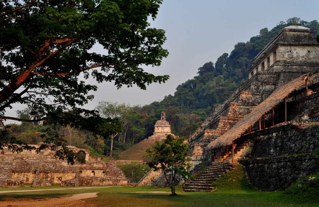 Una de las 15 estaciones del Tren Maya será Palenque, famosa por la zona arqueológica del mismo nombre, gobernada en la antigüedad por el gran rey Pakal. (Foto: Istock)
