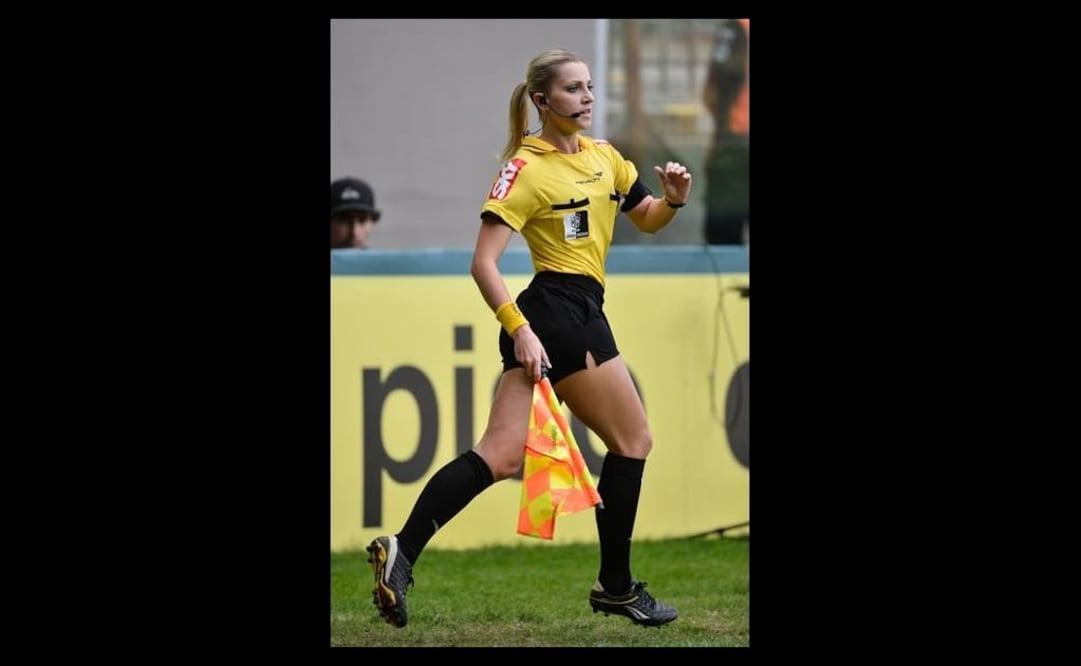 Fernanda Colombo, la silbante más conocida de la Liga Brasileña. 