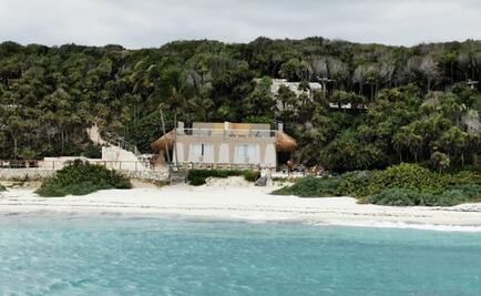 A mansion was illegally built inside a protected area in Tulum