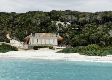 A mansion was illegally built inside a protected area in Tulum