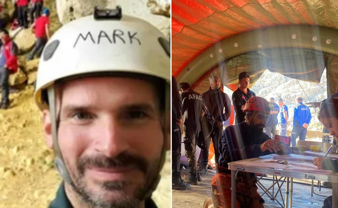 Mark Dickey, de 40 años, enfermó durante una expedición internacional. Foto: Facebook: National Cave Rescue Commission