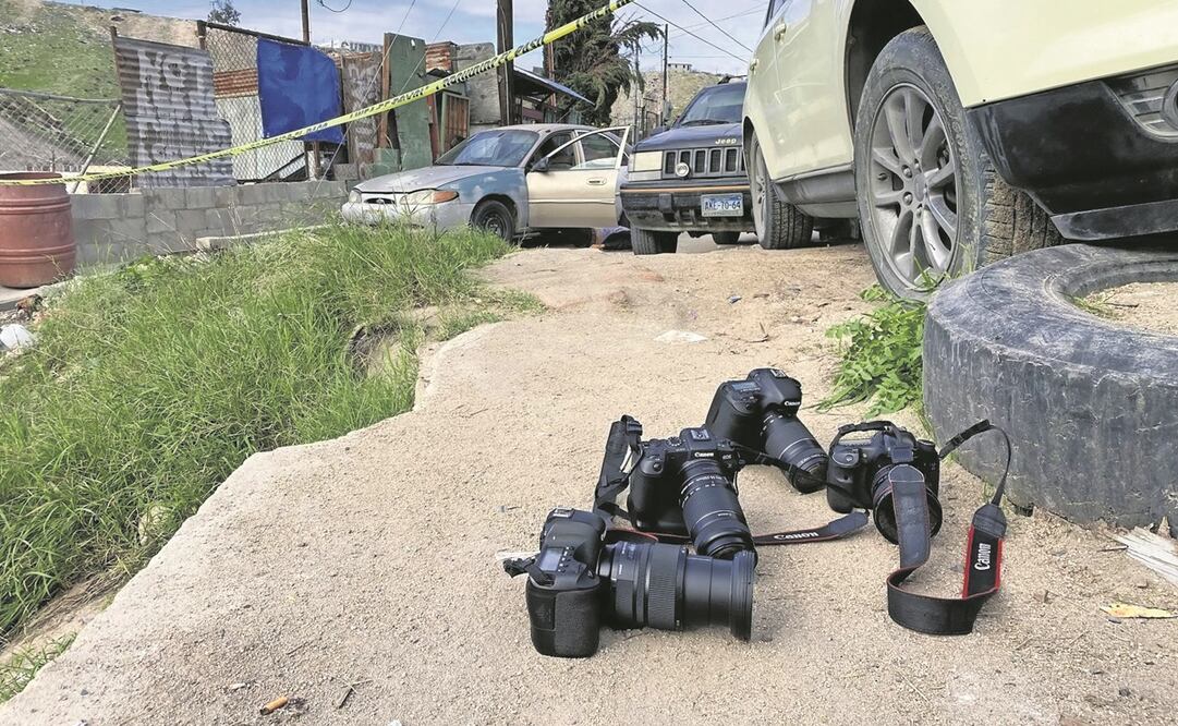 El fotoperiodista Margarito Martínez fue baleado en la calle 5 de Mayo, colonia Camino Verde. Foto: Omar Martínez/ CUARTOSCURO