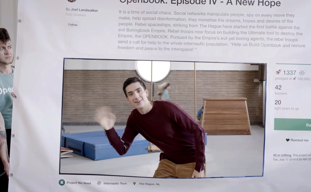 Openbook will start operating in the Netherlands, where Joel Hernández currently resides - Photo: Taken from Openbook's YouTube page