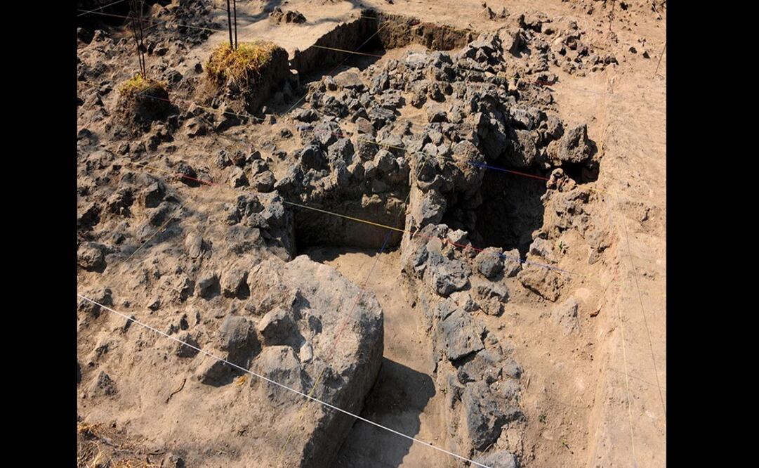 Se trata del quinto tecpan excavado arqueológicamente en la Cuenca de México. Foto: Cortesía INAH