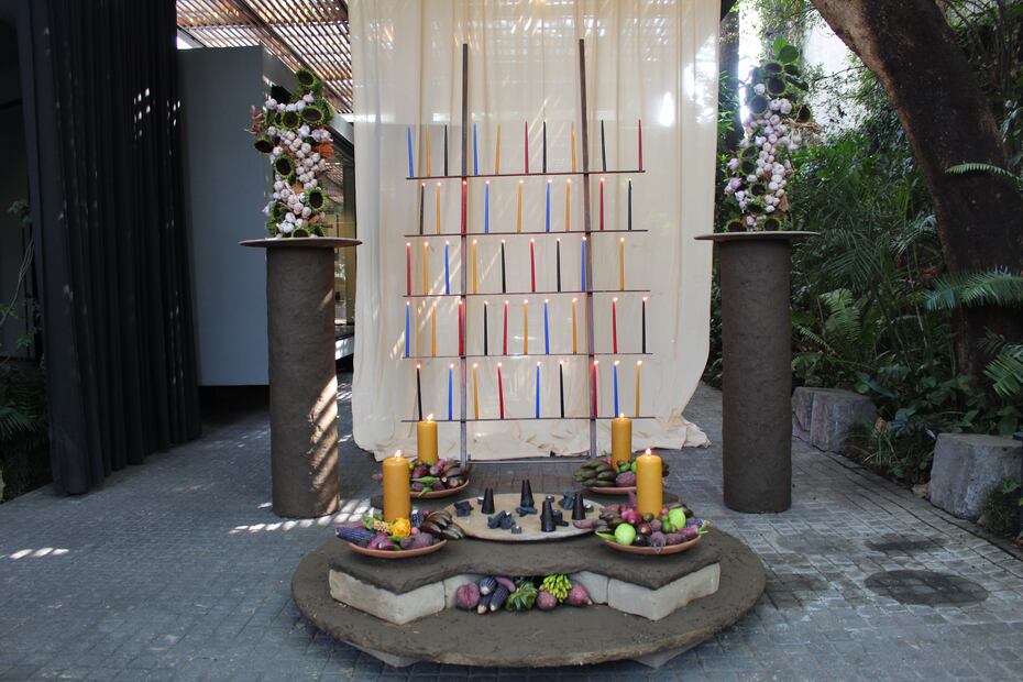 Altar de Muertos en el restaurante Pujol. Foto: Sofía Danis/EL UNIVERSAL