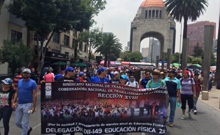 Van maestros a Segob; avanzan sobre Reforma