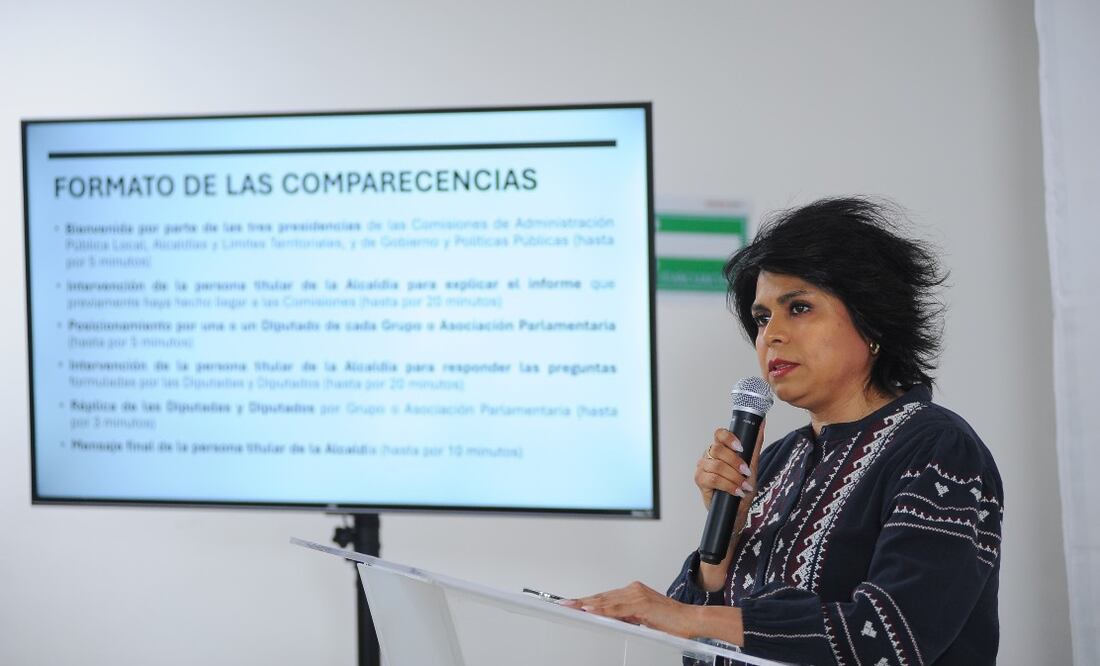 La Diputada Ileana Ivon Chavez, señaló que inicia este lunes pasarela de alcaldes en el Congreso de la CDMX. Foto: Especial