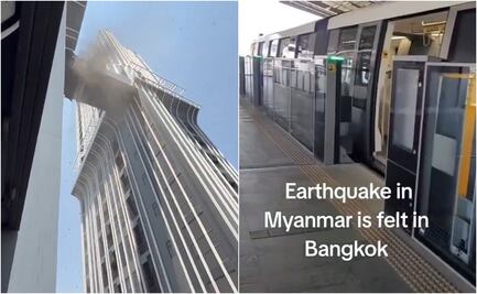 Terremoto en Myanmar; videos muestran el terror que se vivió en Birmania y Tailandia tras temblor de 7.7