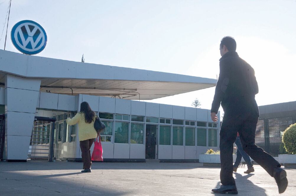 Las actividades de la planta de VW en Puebla continuaron con normalidad (CRISTOPHER ROGEL. EL UNIVERSAL)