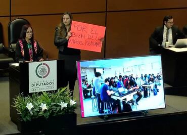 "Por el bien de los niños renuncie", pide diputada del PRI a titular de la SEP durante comparecencia