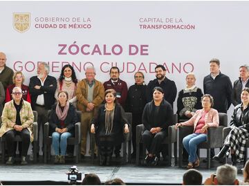 Clara Brugada arranca audiencias ciudadanas en el Zócalo; “se les va a atender a todos, de manera pareja y sin influyentismo”