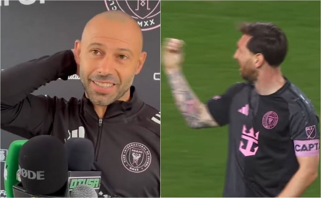 Javier Mascherano ha hablado sobre el festejo de Leo Messi. FOTOS: Capturas de videos