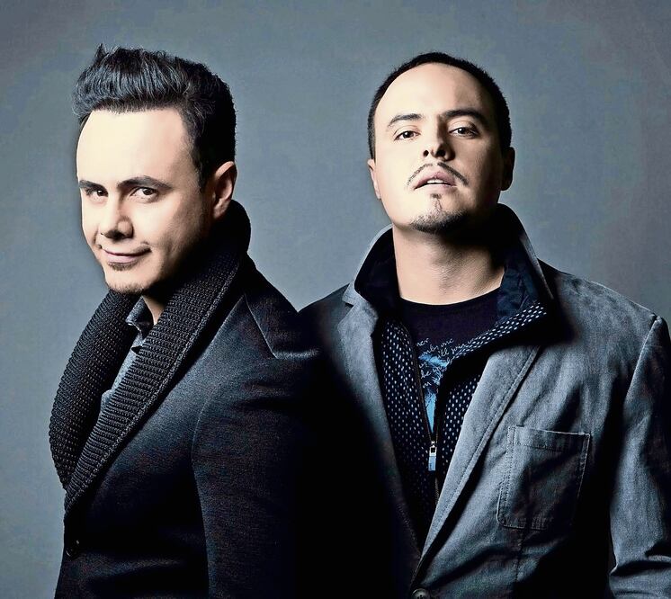 Integrantes originales del dúo de música romántica Río Roma. Foto: Archivo EL UNIVERSAL