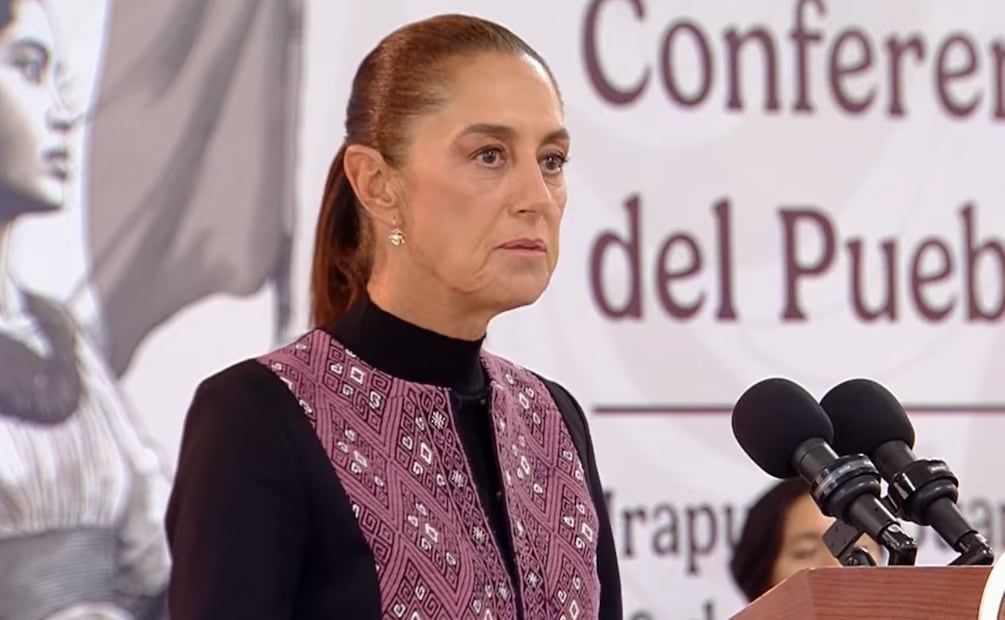 Presidenta Claudia Sheinbaum Pardo durante su conferencia de prensa desde Guanajuato (18/09/2026). Foto: Captura de pantalla