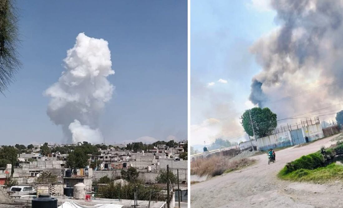Reportan la explosión de pirotecnia en La Saucera, en el municipio de Tultitlán, Estado de México. (Foto: especial)
