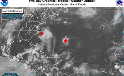 ​“María” se convierte en tormenta tropical frente a costas de EU