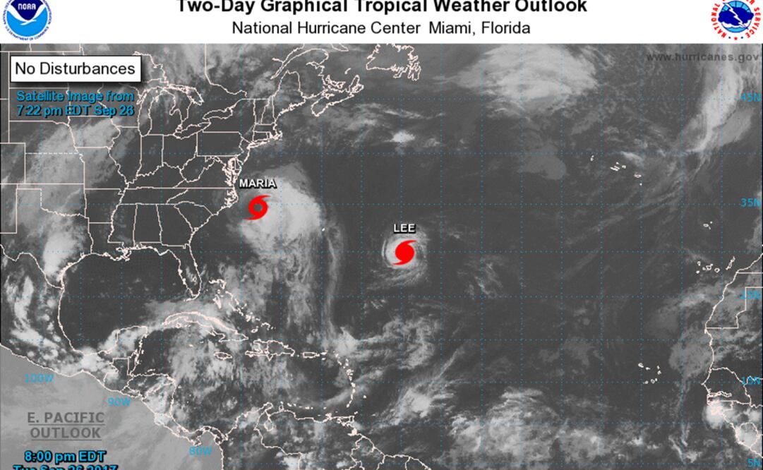 Foto: Centro Nacional de Huracanes (NHC)