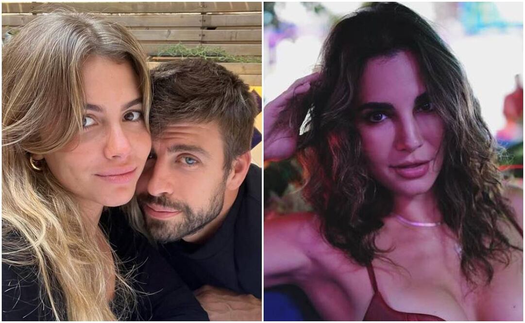 Piqué compartió la primera foto en redes con su novia Clara Chía. Instagram.
