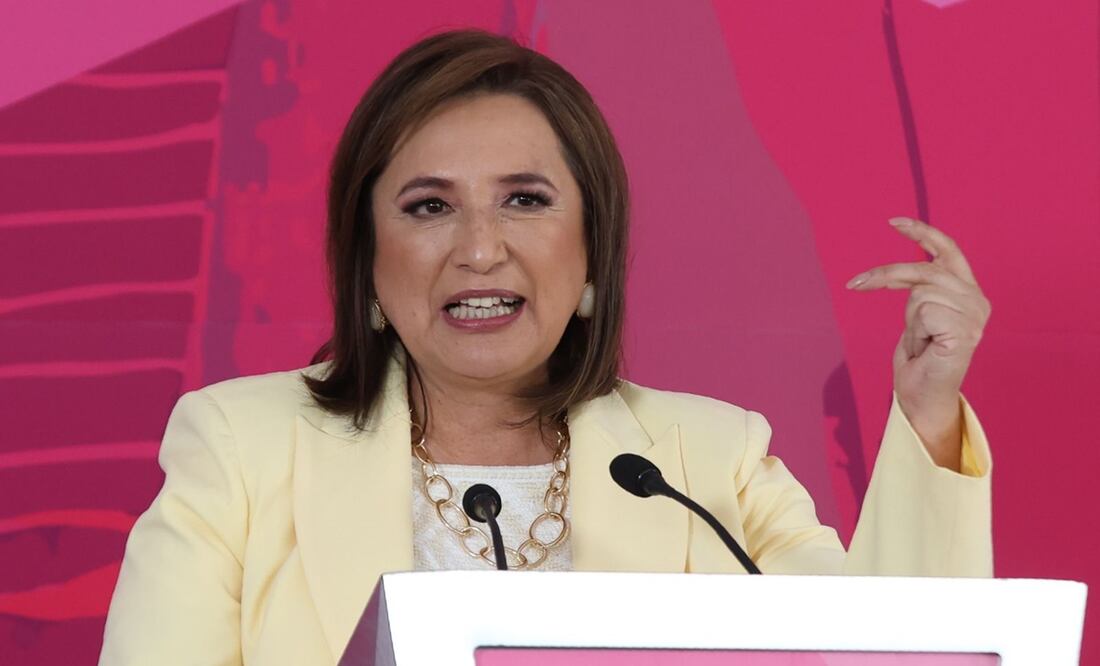 Xóchitl Gálvez, candidata de la coalición Fuerza y Corazón por México. Foto: Berenice Fragoso / EL UNIVERSAL