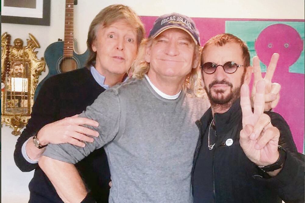 McCartney, Joe Walsh, ex miembro de Eagles, y Starr colaboraron juntos (TOMADA DE TWITTER)
