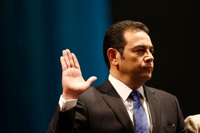 Jimmy Morales asume Presidencia de Guatemala