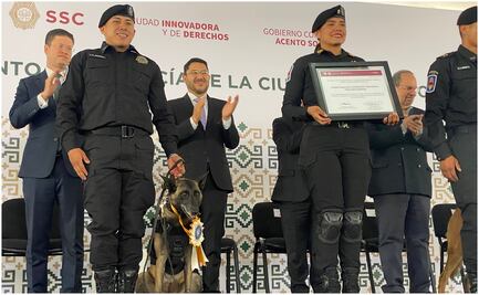 Por valor policial, perseverancia y mérito social, entregan reconocimientos a mil policías capitalinos