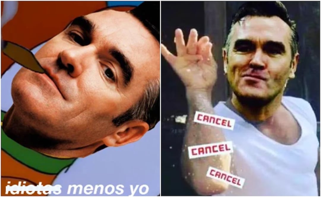 Morrissey pospone fecha para su concierto en México y surgen memes. Fotos: Capturas tomadas de "X"
