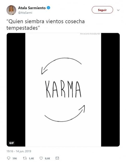 Famosos celebran que "karma y justicia divina" le lleguen a Raquel Bigorra