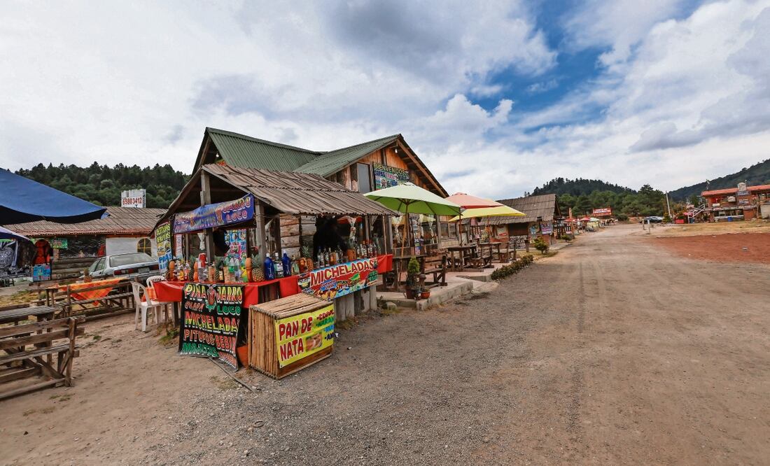 Este lunes el Parque de La Marquesa lució vacío; los ingresos de los comerciantes están a la baja. Foto: Jorge Alvarado / EL UNIVERSAL