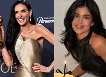 Demi Moore es señalada de hacerle el feo a Kylie Jenner durante los Globos de Oro
