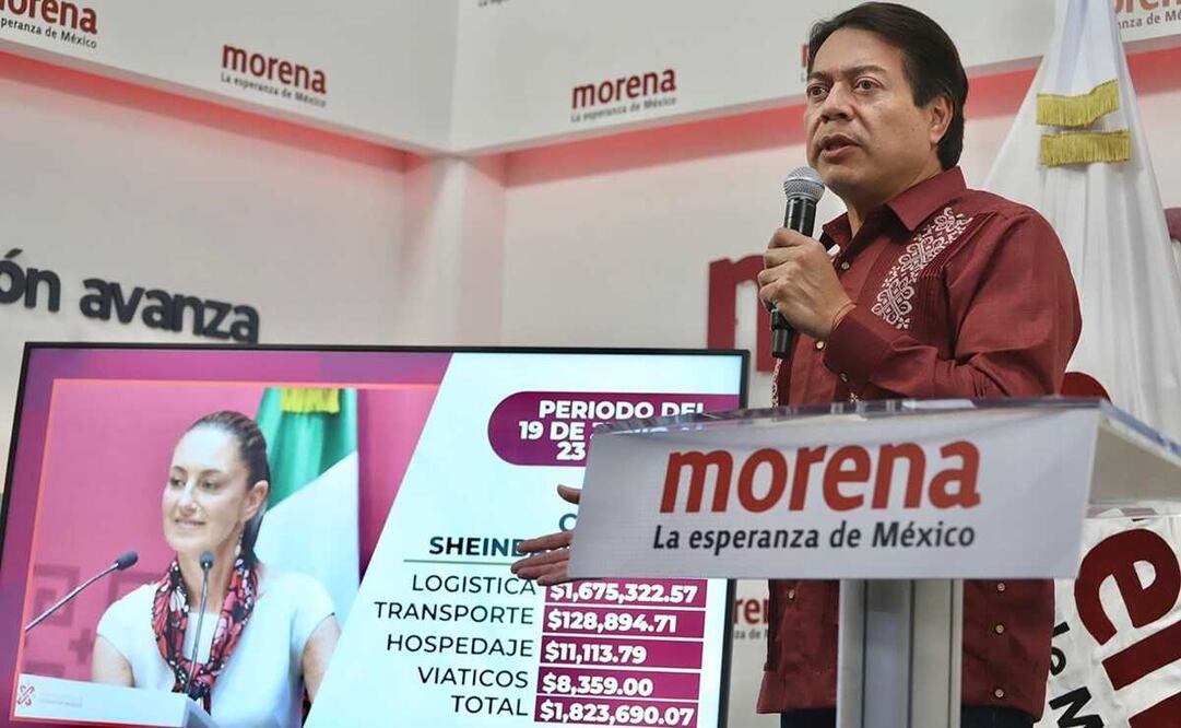 Ricardo Monreal, Marcelo Ebrard y Adán Augusto le siguen consecutivamente. Foto: Berenice Fregoso / EL UNIVERSAL