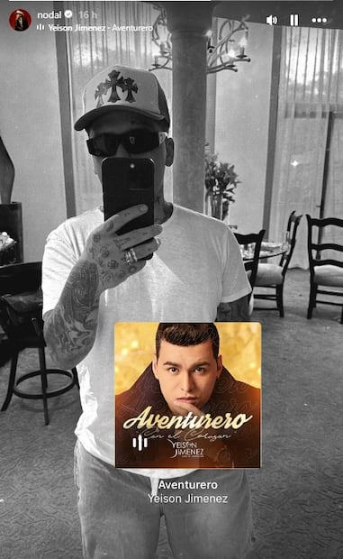 Christian Nodal recuerda a Yeison Jiménez, cantante de regional colombiano que murió a los 34 años.