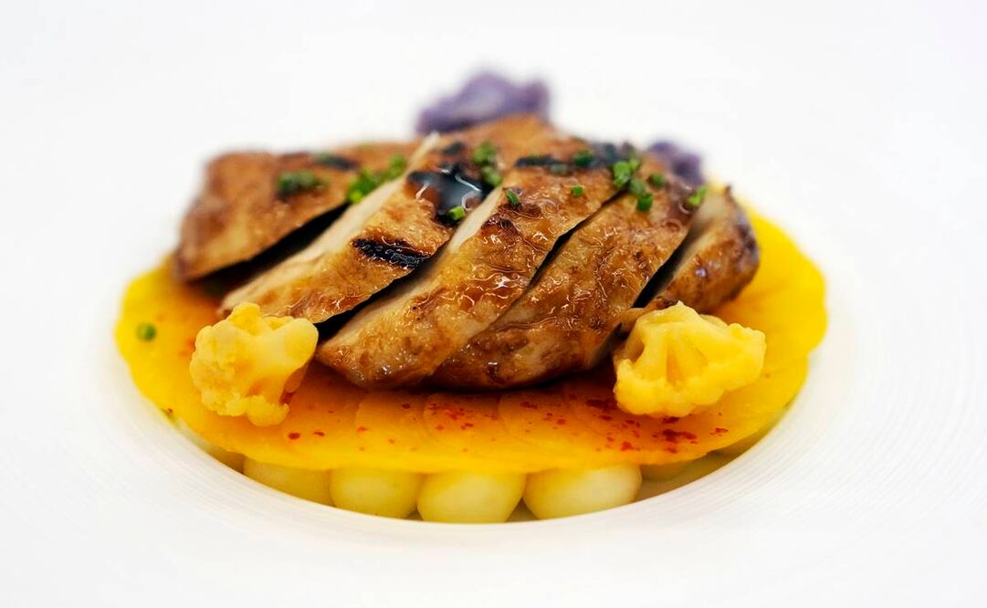 Pollo cultivado en laboratorio por Good Meat. Foto: AP