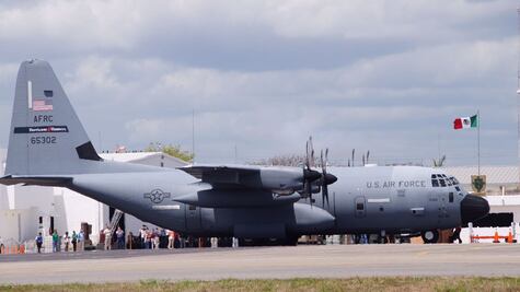 'Hércules', el avión cazahuracanes llega a Mérida