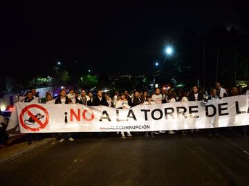 Protestan contra torre de 34 pisos en Bosques de las Lomas