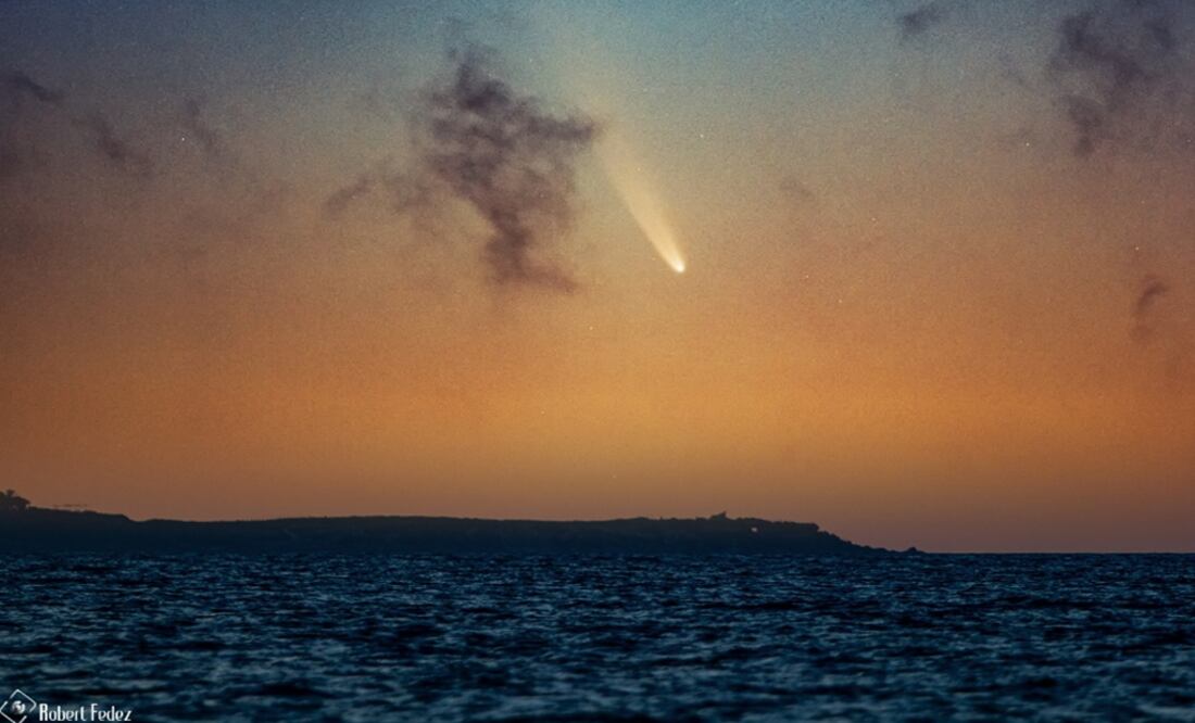 Comet Neowise was discovered in March 2020 by NASA - Photo: Robert Fedez/Taken from NASA SKY's Facebook account