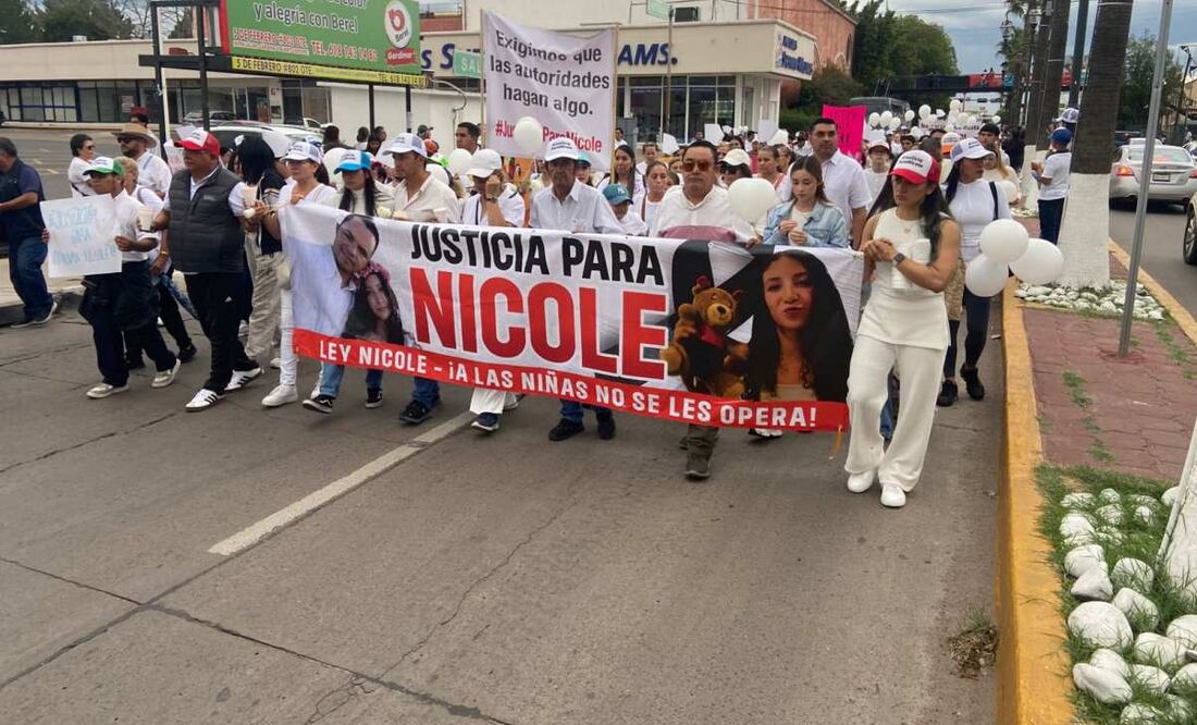Marchan para pedir justicia por Paloma Nicole; “tenía muchos planes con mi hija”, comentó el papá.
Foto: Especial.