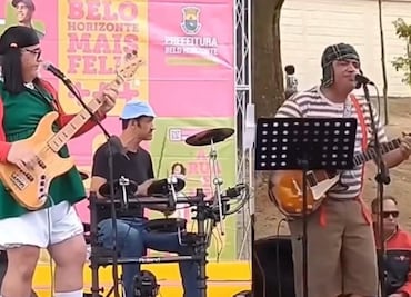 Banda de rock se hace viral por disfrazarse de personajes de “El chavo del 8”