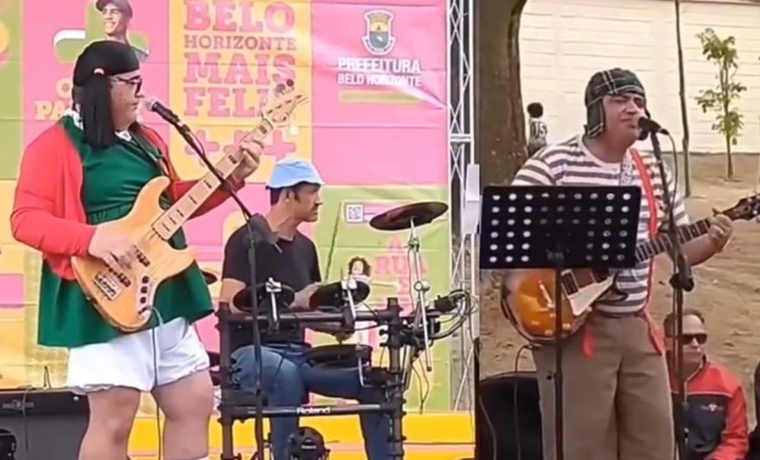Banda de rock se hace viral por disfrazarse de personajes de “El chavo del 8”