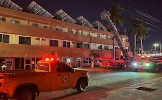 Incendio provoca evacuación de un hotel en Los Mochis, Sinaloa; no se reportan personas intoxicadas o lesionadas