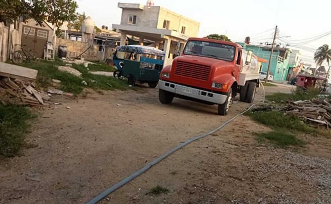 Después de varios días, Sisal, Yucatán sigue sin agua potable. Foto:Especial