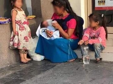 Madre encarga a su hijo recién nacido a mujer que pedía limosna en Nuevo León y no regresa