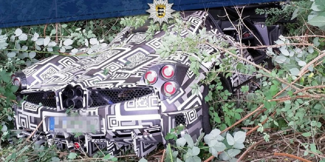 Prototipo de Pagani se ve involucrado en un accidente 